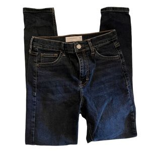 Topshop Jaime Women’s Size 28 Jeans Dark Blue Wash Excellent Condition